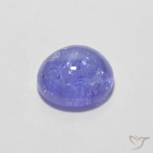Tanzanita Azul Violeta Intenso Natural 1.45ct, Redondo, Transparente