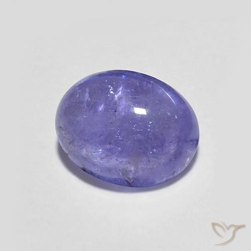Tanzanita Azul Violeta Intenso Natural 2.50ct, oval, Transparente