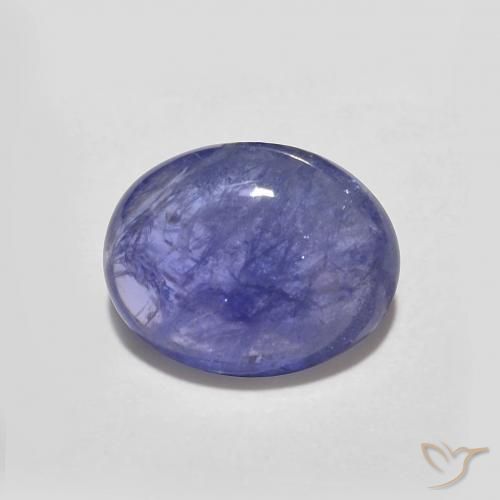 2.13ct Natural Azul Violeta Intenso Tanzanita, oval, Translúcido