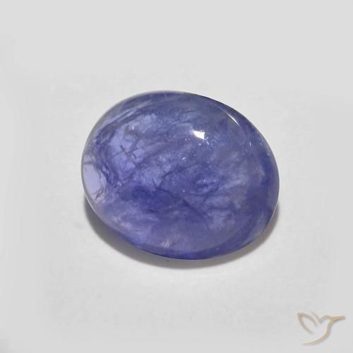 Tanzanita Azul Violeta Intenso Natural 2.13ct, oval, Translúcido