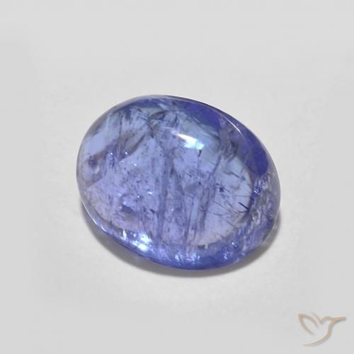Tanzanita Azul Violeta Intenso Natural 2.40ct, oval, Transparente