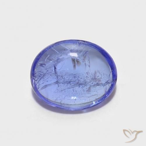 2.67ct Natural Azul Violeta Intenso Tanzanita, oval, Transparente