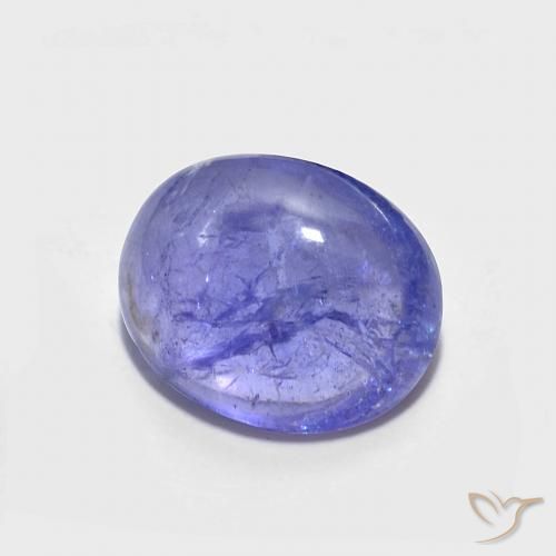 Tanzanita Azul Violeta Intenso Natural 3.43ct, oval, Transparente