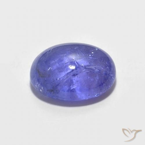 Tanzanita Azul Violeta Intenso Natural 3.43ct, oval, Transparente