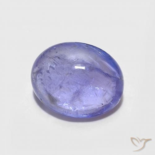 Tanzanita Azul Violeta Intenso Natural 3.08ct, oval, Transparente