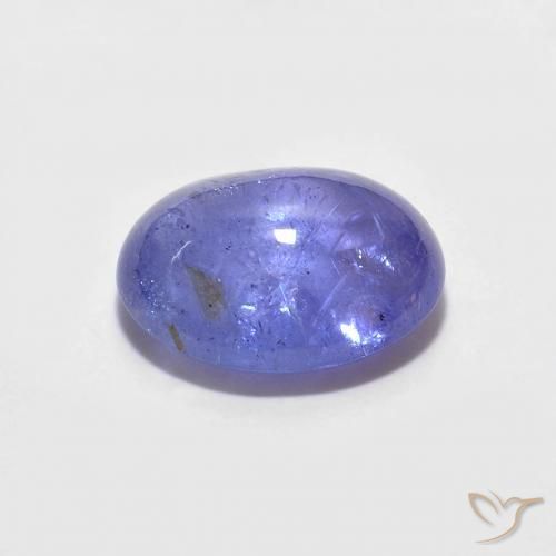 Tanzanita Azul Violeta Intenso Natural 3.08ct, oval, Transparente
