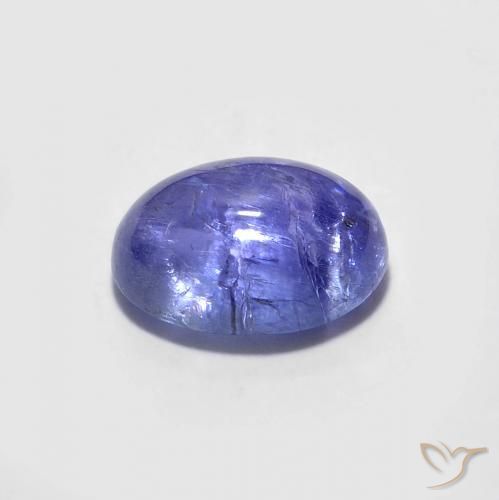 Tanzanita Azul Violeta Intenso Natural 1.59ct, oval, Transparente