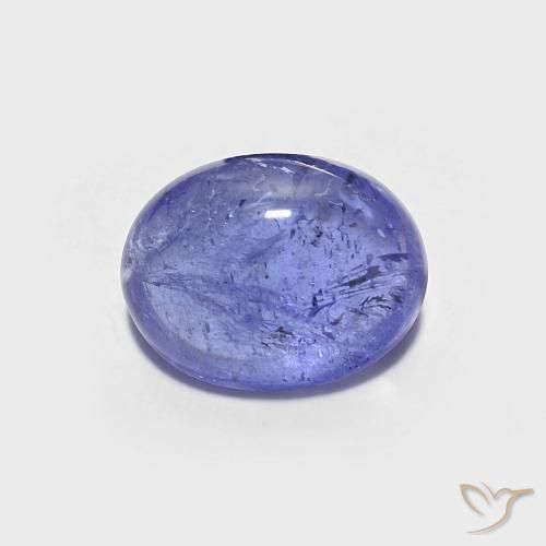 1.59ct Natural Azul Violeta Intenso Tanzanita, oval, Transparente