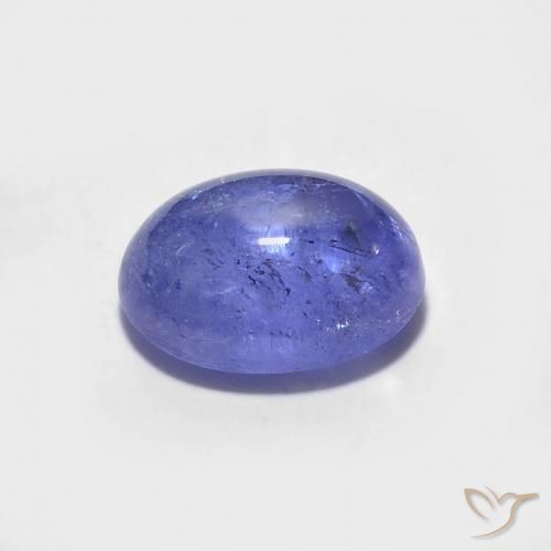 Tanzanita Azul Violeta Intenso Natural 1.59ct, oval, Transparente