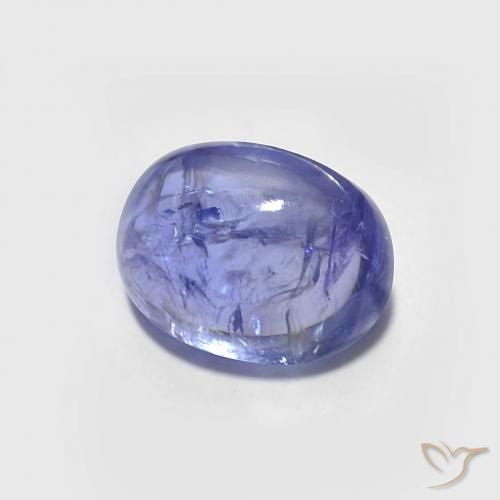 Tanzanita Azul Violeta Intenso Natural 1.88ct, oval, Transparente