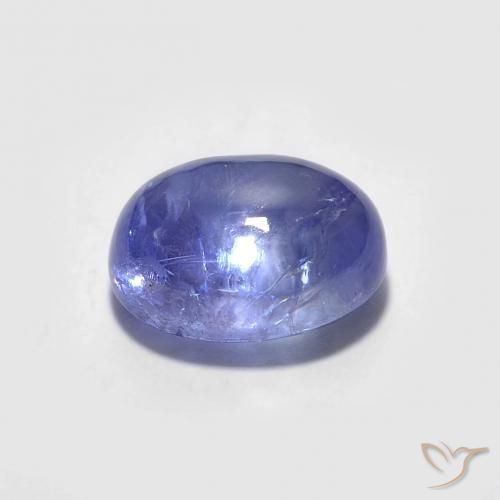 Tanzanita Azul Violeta Intenso Natural 1.88ct, oval, Transparente