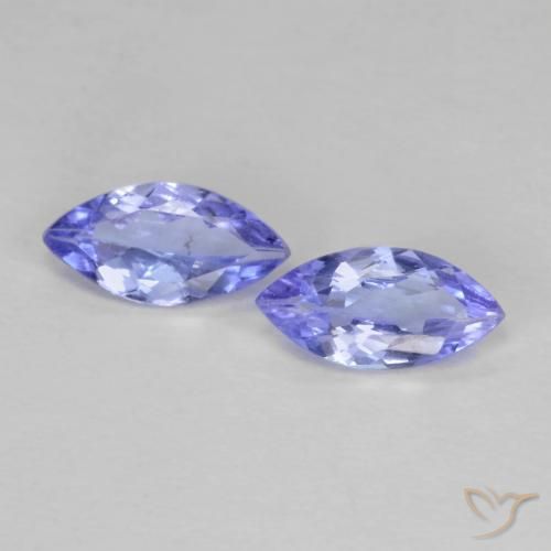 0.67ctw Natural Violeta Azul Tanzanita, Marquesa, VS