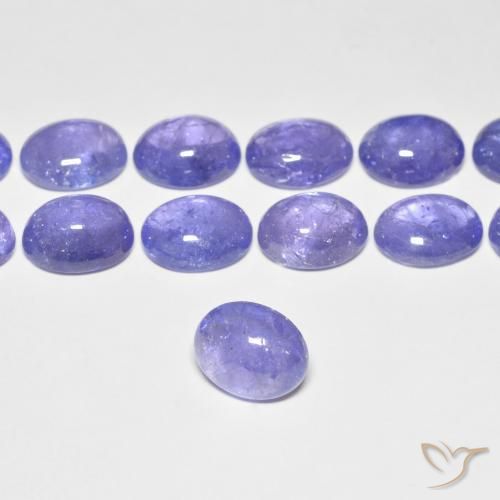 Tanzanita Azul Violeta Intenso Natural 3.33ct, oval, Transparente