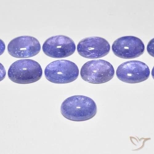 Tanzanita Azul Violeta Intenso Natural 3.33ct, oval, Transparente
