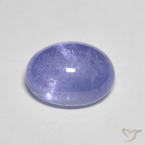 Tanzanita Azul prateado Natural 4.05ct, oval, Transparente