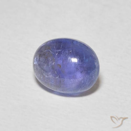 Tanzanita Azul Violeta Intenso Natural 2.42ct, oval, Transparente