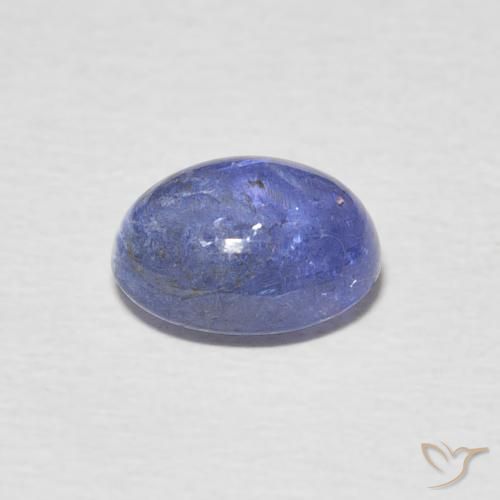 Tanzanita Azul Violeta Intenso Natural 2.42ct, oval, Transparente