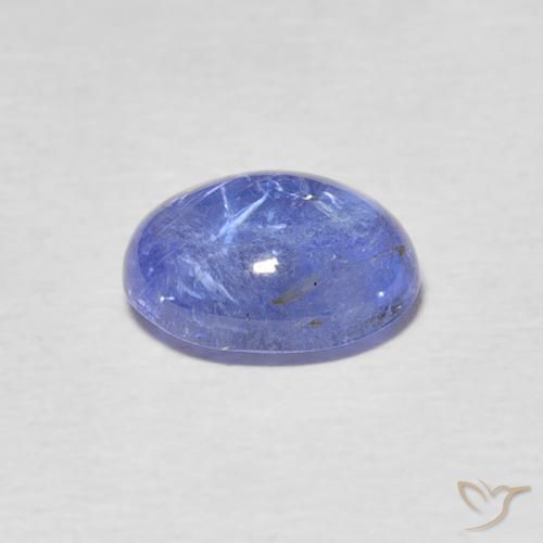 Tanzanita Azul Violeta Intenso Natural 2.45ct, oval, Transparente