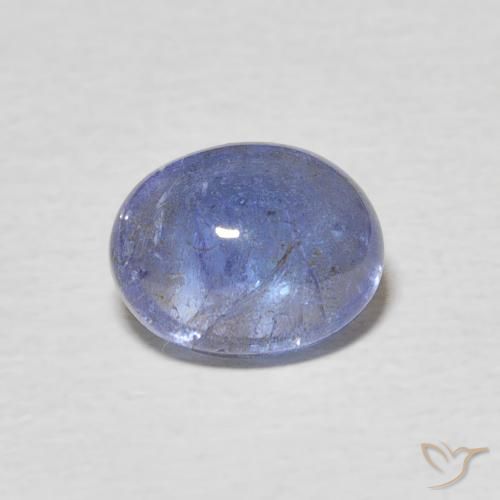 2.66ct Natural Azul claro Tanzanita, oval, Transparente