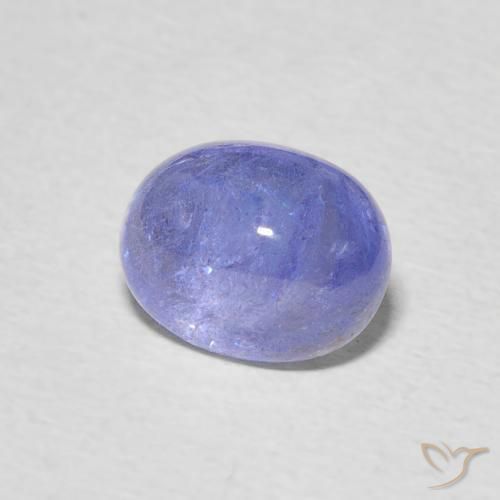 Tanzanita Azul Violeta Intenso Natural 2.92ct, oval, Transparente