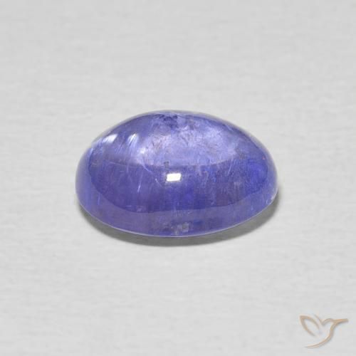 Tanzanita Azul Violeta Intenso Natural 3.45ct, oval, Transparente