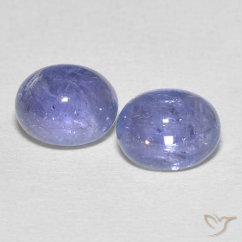 5.94ctw Natural Azul claro Tanzanita, oval, Transparente