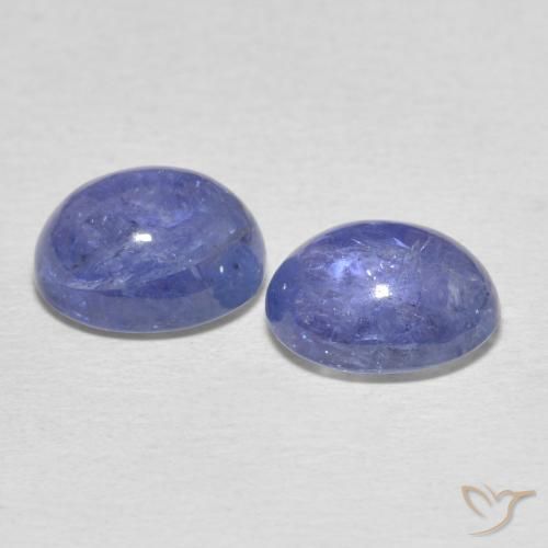 Pedras preciosas de Tanzanita Azul claro natural de 5.94 ct, oval, Transparente