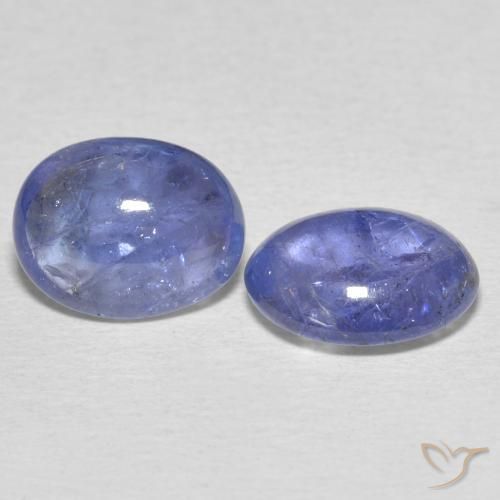 Pedras preciosas de Tanzanita Bebê azul natural de 5.70 ct, oval, Transparente