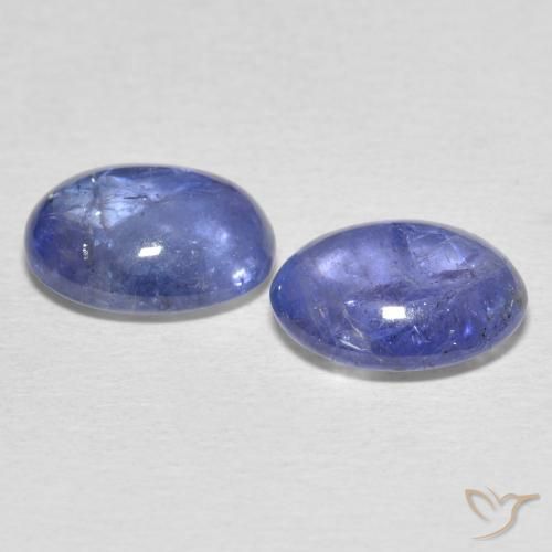 Pedras preciosas de Tanzanita Bebê azul natural de 5.70 ct, oval, Transparente