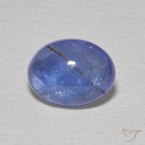 2.08ct Natural Azul Roxo Profundo Tanzanita, oval, Transparente