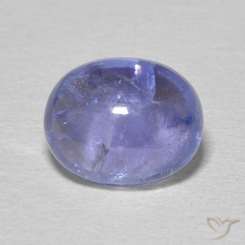 3.78ct Natural Violeta Azul Tanzanita, oval, Transparente