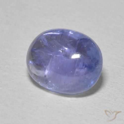 Tanzanita Violeta Azul Natural 3.78ct, oval, Transparente