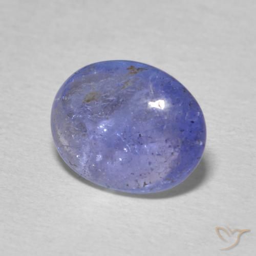 Tanzanita Azul Violeta Intenso Natural 2.40ct, oval, Transparente