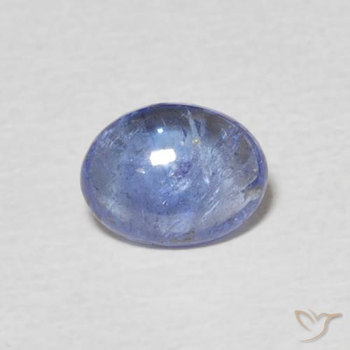 1.22ct Natural Azul claro Tanzanita, oval, Transparente