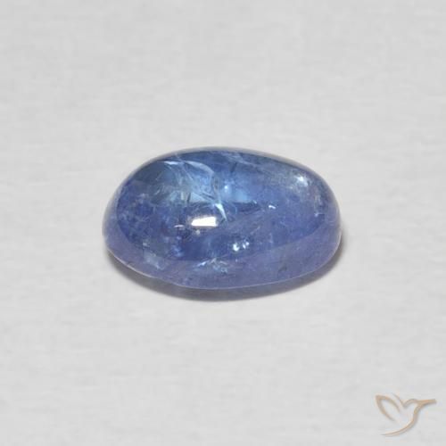 Tanzanita Azul Violeta Claro Natural 1.54ct, oval, Transparente