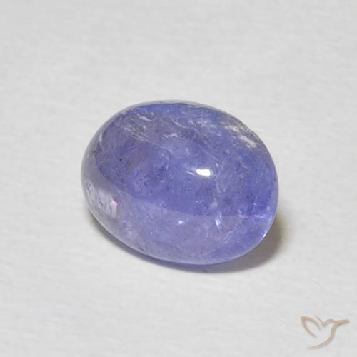 Tanzanita Azul Violeta Intenso Natural 2.10ct, oval, Transparente