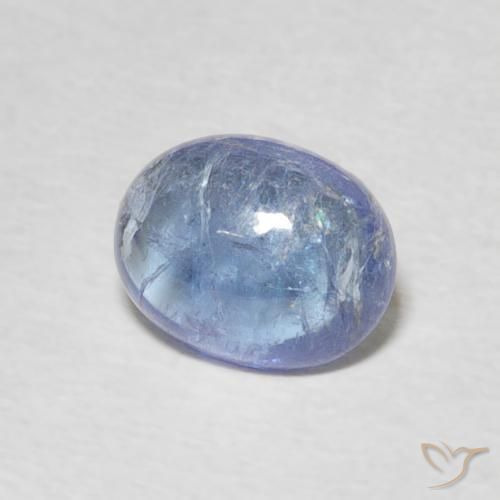 Tanzanita Azul Violeta Claro Natural 1.65ct, oval, Transparente