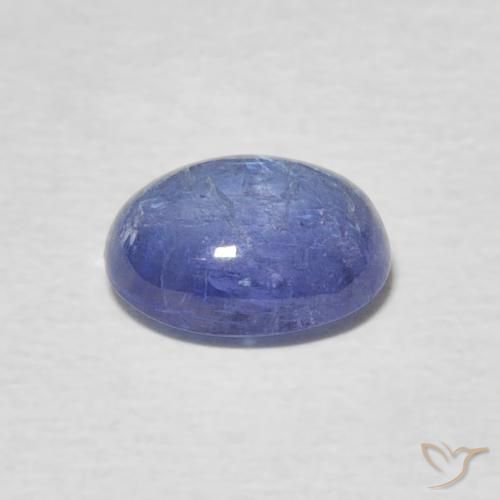 Tanzanita Azul Violeta Claro Natural 1.65ct, oval, Transparente