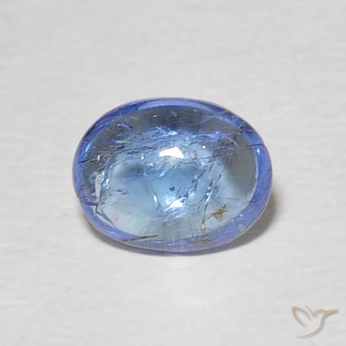 1.33ct Natural Azul Violeta Claro Tanzanita, oval, Transparente
