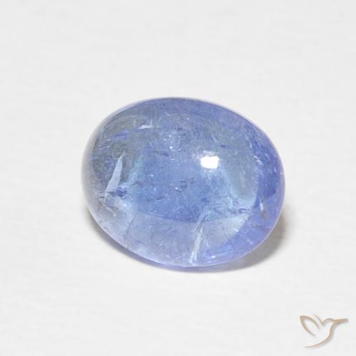 Tanzanita Azul Violeta Claro Natural 2.37ct, oval, Transparente