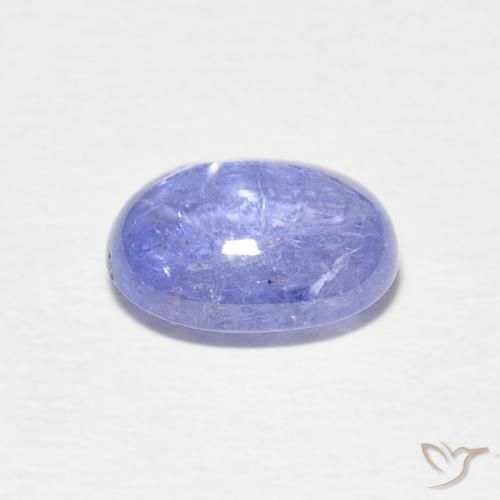 Tanzanita Azul Violeta Intenso Natural 2.46ct, oval, Transparente