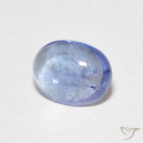 Tanzanita Bebê azul Natural 1.29ct, oval, Transparente