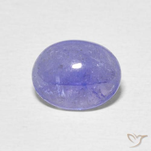 2.00ct Natural Pastel Azul Tanzanita, oval, Transparente