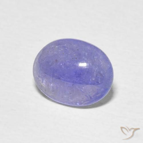 Tanzanita Pastel Azul Natural 2.00ct, oval, Transparente