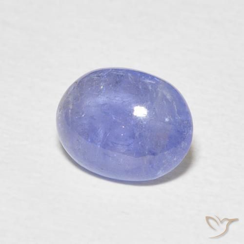 Tanzanita Pastel Azul Natural 2.10ct, oval, Transparente