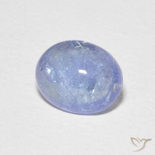 Tanzanita Pastel Azul Natural 3.48ct, oval, Transparente