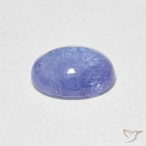 Tanzanita Pastel Azul Natural 3.48ct, oval, Transparente