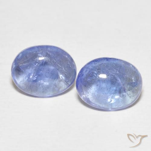 6.45ctw Natural Bebê azul Tanzanita, oval, Transparente