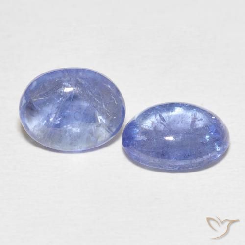Pedras preciosas de Tanzanita Bebê azul natural de 6.45 ct, oval, Transparente