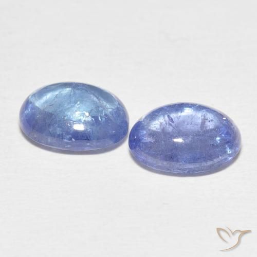 Pedras preciosas de Tanzanita Bebê azul natural de 6.45 ct, oval, Transparente